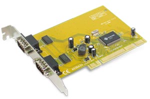4036A3V 2-ports RS-232 Univ Volt PCI SUNIX