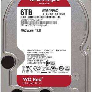 WD60EFAX NAS HDD 3.5 6TB SATA WD RED