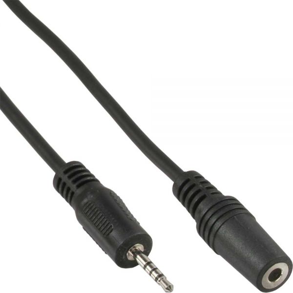 99308B AUDIO 4pin 2.5mm M>4pin 3.5mm F CABLE INLINE