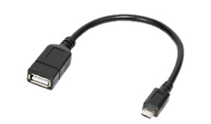 AA0035 USB A-B Fem OTG  MICRO CBL LOGILINK