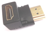 AD-028 HDMI ADAPTER M/F ANGLED 90DEGR