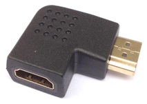 AD-030 HDMI ADAPTER M/F RIGHT ANGLED 90