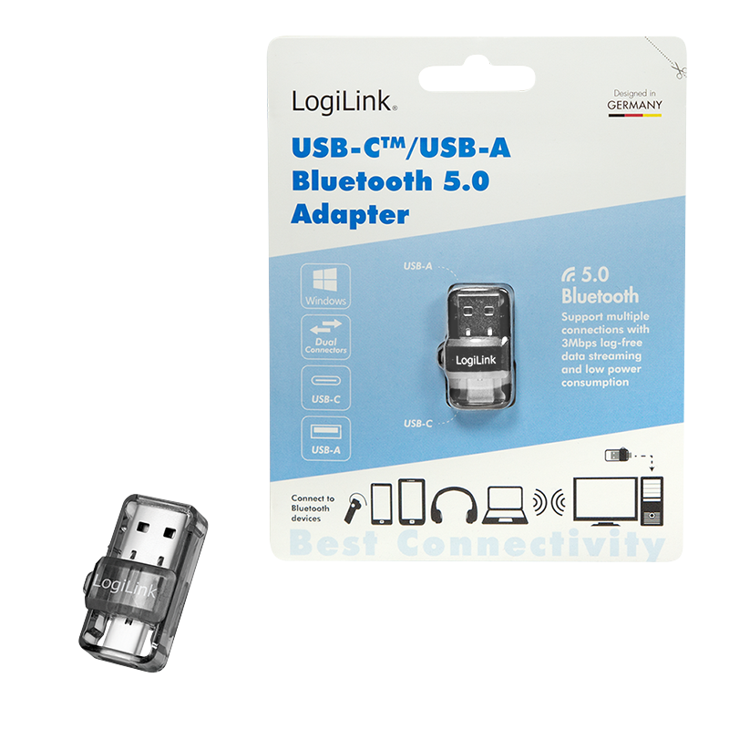 BT0054 BLUETOOTH 5.0 ADAPTER USB3.2 USB-A & USB-C LOGILINK