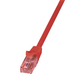 CQ2014U 0,25m Cat6 RED UTP PATCH CABLE, LOGILINK