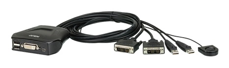 CS22D USB DVI KVM SWITCH W/2-PORT ATEN