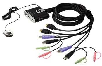 CS692 2-PORT KVM SWITCH USB HDMI W/AUDIO