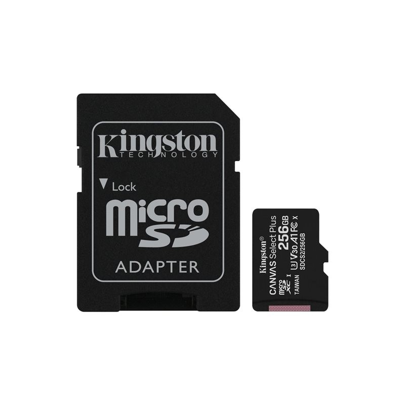 FLASH CARD MICRO-SDCS2 256GB KINGSTON C10
