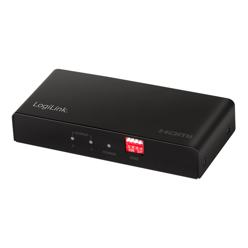 HD0033 HDMI SPLITTER 2-PORT 4K/60Hz DOWNSCALER LOGILINK