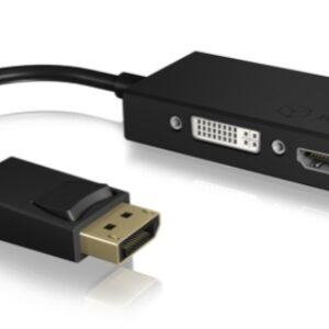 IB-AC1031 3-IN-1 DP TO HDMI/DVI-D/VGA GRAPHICS ADAPTER ICYBOX