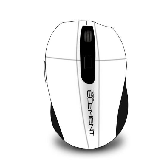 MS-175W WIRELESS MOUSE ELEMENT WHITE
