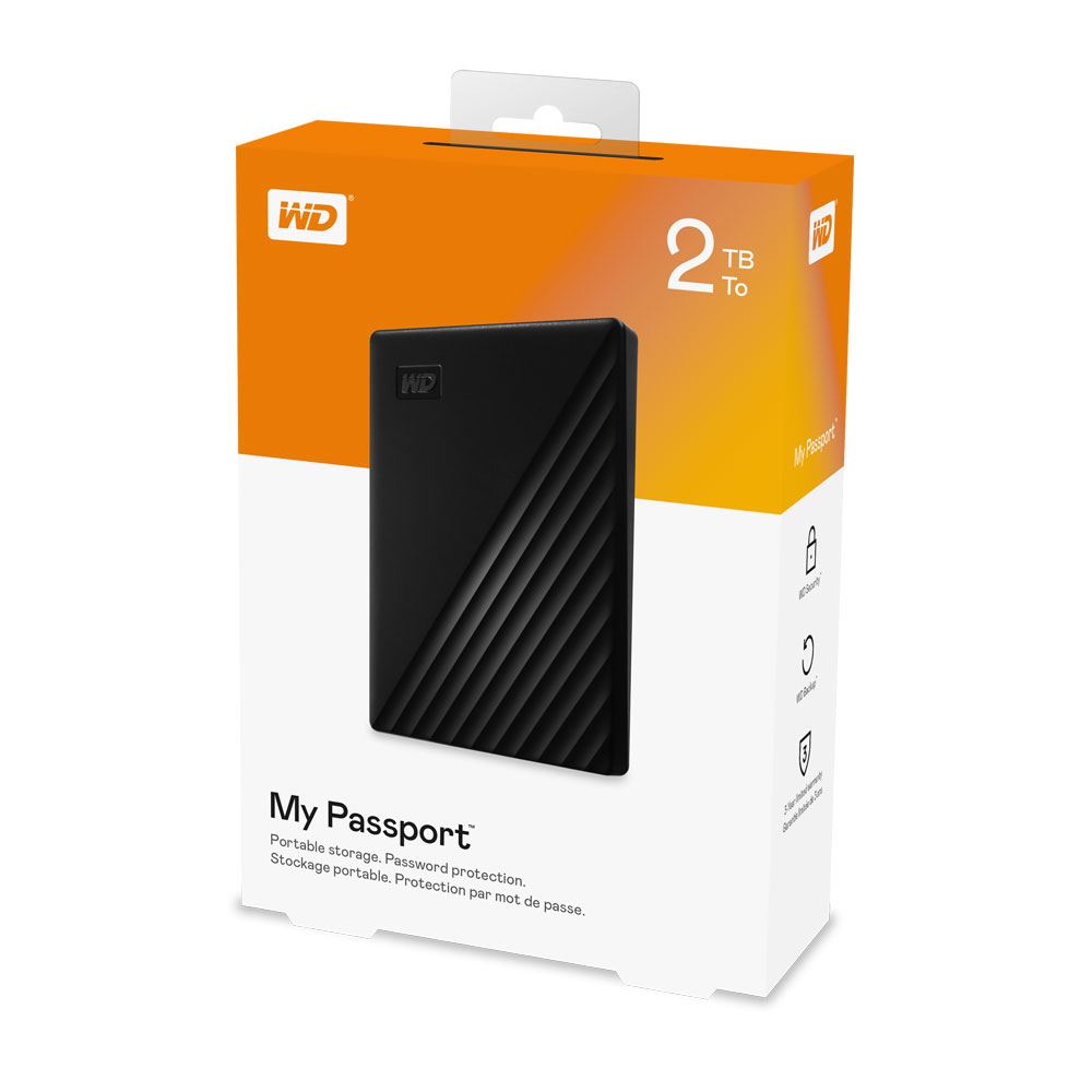 WD MY PASSPORT 2TB HDD 2.5 USB3,0 EXTERNAL WD