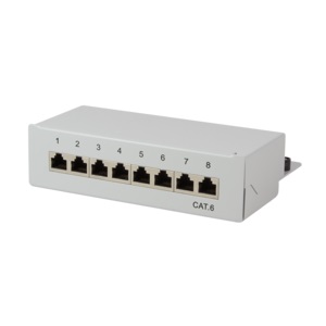 NP0016A 8PORT CAT6 PATCH PANEL SHIELDED LOGILINK