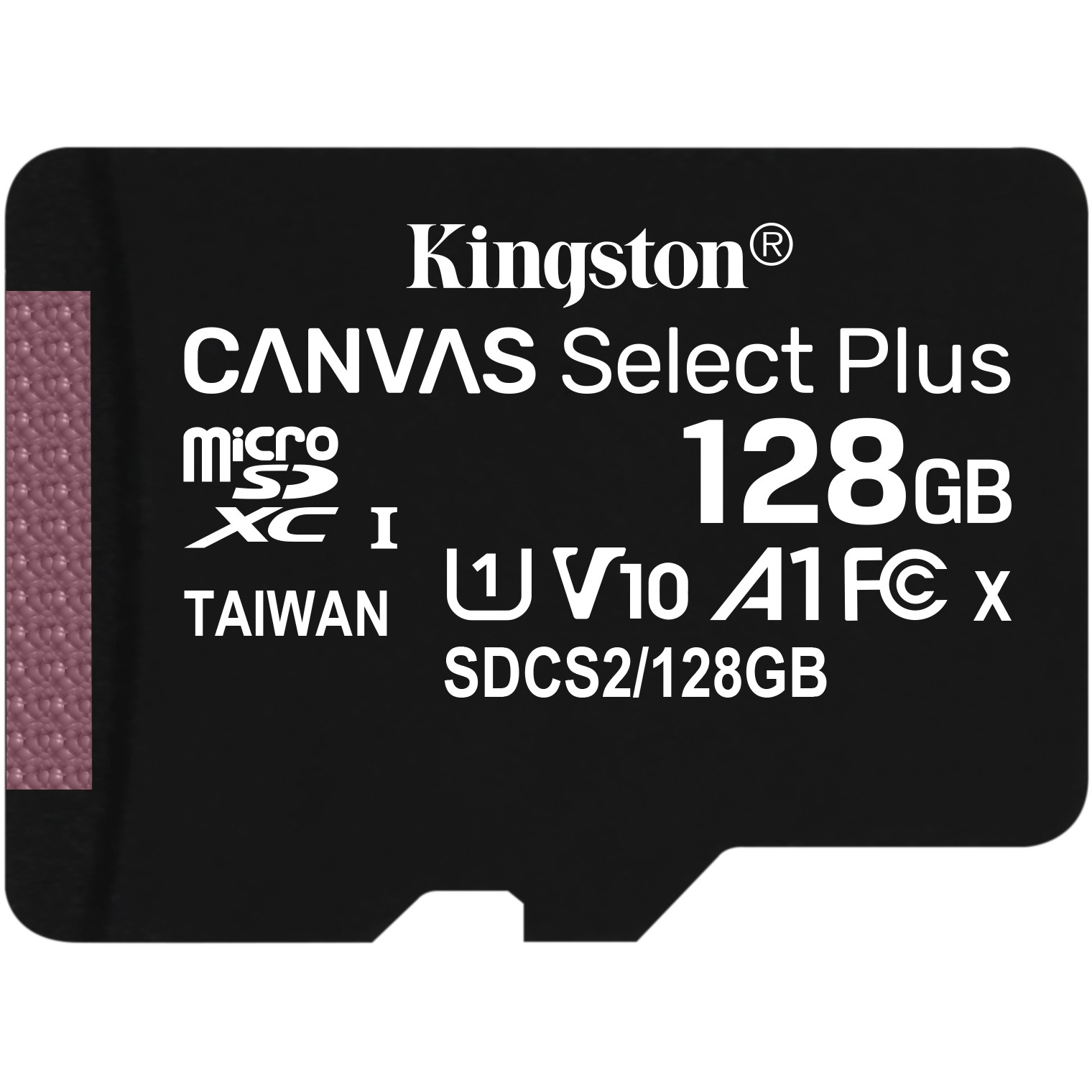 FLASH CARD MICRO-SDCS2 128GB 100MB/s + ADAPTER C10 CANVAS KINGSTON