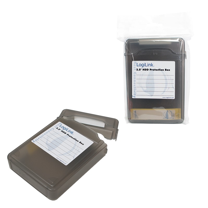 UA0133B PROTECTION BOX for HDD 3.5 BLACK LOGILINK